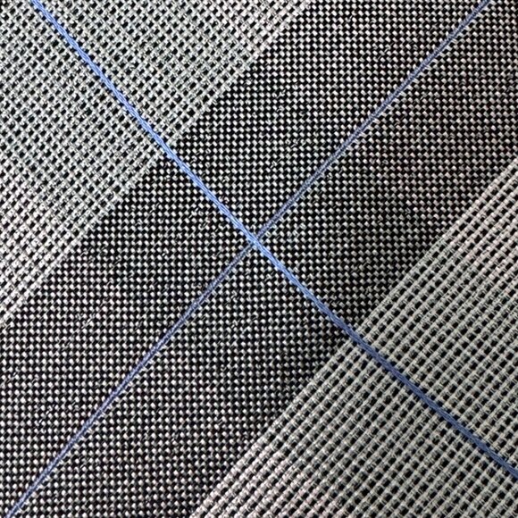 Kenneth Cole Mens Wearhouse Tie Regular Fit 100% Sil k Plaid 60” x 3” NWT $65 - Picture 8 of 11